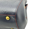 ルイ・ヴィトン LOUIS VUITTON モンテーニュBB M42747 ネイビー/レッド モノグラム・アンプラント レディース ショルダーバッグ