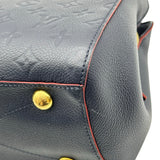 ルイ・ヴィトン LOUIS VUITTON モンテーニュBB M42747 ネイビー/レッド モノグラム・アンプラント レディース ショルダーバッグ