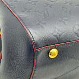 ルイ・ヴィトン LOUIS VUITTON モンテーニュBB M42747 ネイビー/レッド モノグラム・アンプラント レディース ショルダーバッグ
