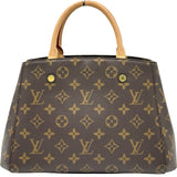 ルイ・ヴィトン LOUIS VUITTON モンテーニュBB M41055 ブラウン モノグラム レディース ショルダーバッグ