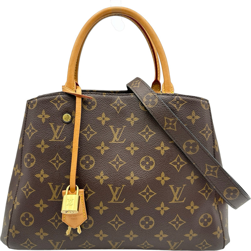 ルイ・ヴィトン LOUIS VUITTON モンテーニュMM M41056 ブラウン