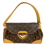 ルイ・ヴィトン LOUIS VUITTON ビバリーMM M40121 ブラウン モノグラムキャンバス　 レディース トートバッグ