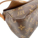 ルイ・ヴィトン LOUIS VUITTON ミニ・ルーピング M51147 ブラウン モノグラム レディース ハンドバッグ