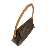 ルイ・ヴィトン LOUIS VUITTON ミニ・ルーピング M51147 ブラウン モノグラム レディース ハンドバッグ