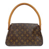 ルイ・ヴィトン LOUIS VUITTON ミニ・ルーピング M51147 ブラウン モノグラム レディース ハンドバッグ