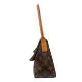 ルイ・ヴィトン LOUIS VUITTON ミニ・ルーピング M51147 ブラウン モノグラム レディース ハンドバッグ