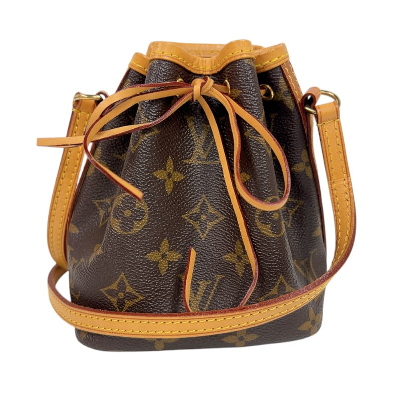 ルイ・ヴィトン LOUIS VUITTON ナノ・ノエ M41346 ブラウン モノグラム