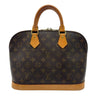ルイ・ヴィトン LOUIS VUITTON アルマ M51130 ブラウン モノグラム/レザー レディース ハンドバッグ