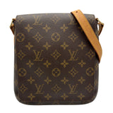 ルイ・ヴィトン LOUIS VUITTON ミュゼット・サルサショート M51258 ブラウン モノグラム/レザー レディース ショルダーバッグ