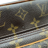 ルイ・ヴィトン LOUIS VUITTON ナイル M45244 ブラウン モノグラム・レザー ユニセックス ショルダーバッグ