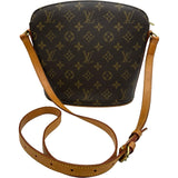 ルイ・ヴィトン LOUIS VUITTON ドルーオ M51290 ブラウン モノグラム・キャンバス レディース ショルダーバッグ