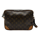 ルイ・ヴィトン LOUIS VUITTON ナイル M45244 ブラウン モノグラム/レザー レディース ショルダーバッグ