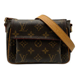 ルイ・ヴィトン LOUIS VUITTON ヴィバシテPM M51165 ブラウン モノグラム/レザー レディース ショルダーバッグ