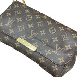 ルイ・ヴィトン LOUIS VUITTON フェイボリットMM M40718 ブラウン モノグラム/レザー レディース ショルダーバッグ