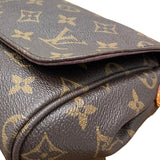 ルイ・ヴィトン LOUIS VUITTON フェイボリットMM M40718 ブラウン モノグラム/レザー レディース ショルダーバッグ