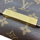 ルイ・ヴィトン LOUIS VUITTON フェイボリットMM M40718 ブラウン モノグラム/レザー レディース ショルダーバッグ