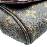 ルイ・ヴィトン LOUIS VUITTON フェイボリットMM M40718 ブラウン モノグラム/レザー レディース ショルダーバッグ