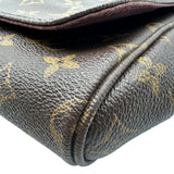 ルイ・ヴィトン LOUIS VUITTON フェイボリットMM M40718 ブラウン モノグラム/レザー レディース ショルダーバッグ