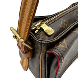 ルイ・ヴィトン LOUIS VUITTON ヴィバシテMM M51164 ブラウン モノグラム・レザー レディース ハンドバッグ