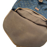 ルイ・ヴィトン LOUIS VUITTON ソミュール35 M40662 ブラウン モノグラム/レザー レディース ショルダーバッグ