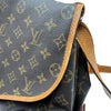 ルイ・ヴィトン LOUIS VUITTON ソミュール35 M40662 ブラウン モノグラム/レザー レディース ショルダーバッグ