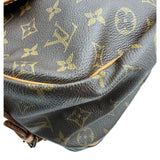 ルイ・ヴィトン LOUIS VUITTON ソミュール35 M40662 ブラウン モノグラム/レザー レディース ショルダーバッグ
