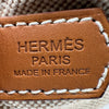 エルメス HERMES マルワリPM □M刻 ベージュ/ゴールド トワル/レザー レディース トートバッグ