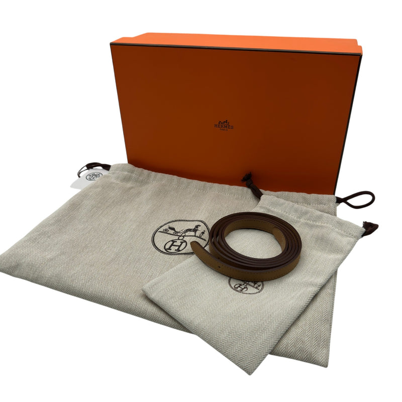 エルメス HERMES アルザンミニ K刻印 ベージュマルファ シルバー金具