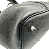 エルメス HERMES ピコタンロックMM C刻 ブラック シルバー金具 トリヨン レディース ハンドバッグ