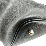 エルメス HERMES ピコタンロックMM C刻 ブラック シルバー金具 トリヨン レディース ハンドバッグ