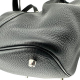 エルメス HERMES ピコタンロックMM C刻 ブラック シルバー金具 トリヨン レディース ハンドバッグ
