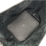 エルメス HERMES ピコタンロックMM C刻 ブラック シルバー金具 トリヨン レディース ハンドバッグ