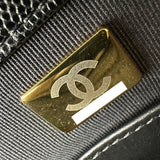 シャネル CHANEL マトラッセ スモールフラップバッグ ブラック ゴールド金具 キャビアスキン レディース ショルダーバッグ