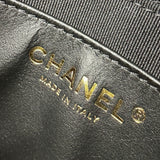 シャネル CHANEL マトラッセ スモールフラップバッグ ブラック ゴールド金具 キャビアスキン レディース ショルダーバッグ