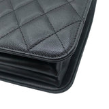 シャネル CHANEL スモールフラップバッグ AS4369 ブラック ゴールド金具 キャビアスキン レディース ハンドバッグ