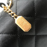 シャネル CHANEL スモールフラップバッグ AS4369 ブラック ゴールド金具 キャビアスキン レディース ハンドバッグ