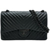 シャネル CHANEL マトラッセ30 Vステッチ A58600 21番台 ブラック ブラック金具 ラムスキン レディース ショルダーバッグ