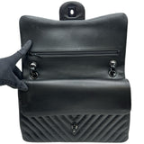 シャネル CHANEL マトラッセ30 Vステッチ A58600 21番台 ブラック ブラック金具 ラムスキン レディース ショルダーバッグ