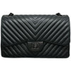 シャネル CHANEL マトラッセ30 Vステッチ A58600 21番台 ブラック ブラック金具 ラムスキン レディース ショルダーバッグ