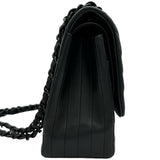 シャネル CHANEL マトラッセ30 Vステッチ A58600 21番台 ブラック ブラック金具 ラムスキン レディース ショルダーバッグ