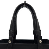 シャネル CHANEL パリビアリッツトートPM A34208 13番台 ブラック コーティングキャンバス レディース トートバッグ