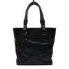 シャネル CHANEL パリビアリッツトートPM A34208 13番台 ブラック コーティングキャンバス レディース トートバッグ
