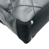 シャネル CHANEL パリビアリッツトートPM A34208 15番台 ブラック シルバー金具 コーディングキャンバス レディース トートバッグ