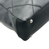 シャネル CHANEL パリビアリッツトートPM A34208 15番台 ブラック シルバー金具 コーディングキャンバス レディース トートバッグ