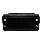 シャネル CHANEL ココハンドルXXS AS2215 ブラック ゴールド金具 キャビアスキン/リザードスキン レディース ショルダーバッグ