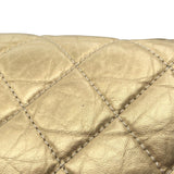 シャネル CHANEL パリボンベイフラップバッグ A67129 ブロンズ ゴールド金具 エイジドカーフ レディース ショルダーバッグ