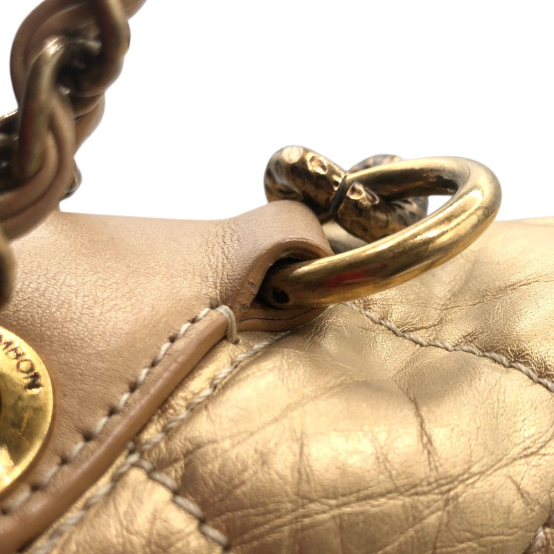 シャネル CHANEL パリボンベイフラップバッグ A67129 ブロンズ