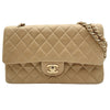 シャネル CHANEL マトラッセ25 A01112 ベージュ ゴールド金具 ラムスキン レディース ショルダーバッグ