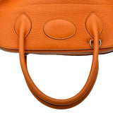 エルメス HERMES ボリード31 □M刻印 オレンジ シルバー金具 トリヨン レディース ショルダーバッグ
