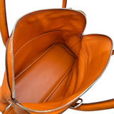 エルメス HERMES ボリード31 □M刻印 オレンジ シルバー金具 トリヨン レディース ショルダーバッグ